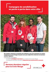 Croix Rouge : campagne de sensibilisation