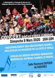 Concert des orchestres juniors