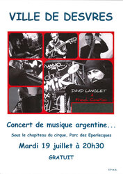 Concert musique argentine