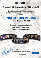 Concert exceptionnel - Harmonie municipale "La concorde"