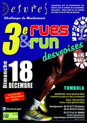 18 Décembre - 3ème Rues and Run