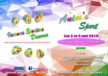 Anim'sport "vacances sportives"